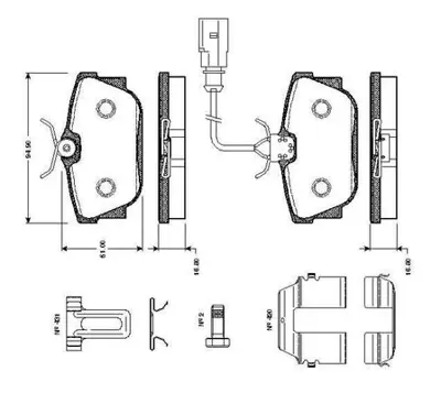 BOSCH 0986TB2376 Fren Balatası On Ford Mondeo 4 1.6 Tdcı 1.8 Tdcı  7D0698451J