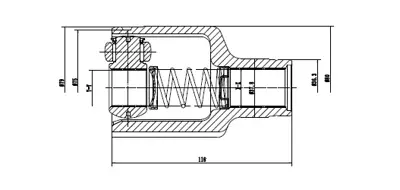 ODM-MULTIPARTS RN 3 5006 Aks Kafası İç Sağ Clio Iı 1.9 1998-2005 Mt A:23 C:36,3 B:22 H:52,3 L:63,7 