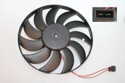 DEYE DY8166 Fan Motoru Transporter T4 Aja Aab Acv Abl 1.9 Td 2.4 D 2.5 Tdi 345mm (Kablolu) 7D0959455M