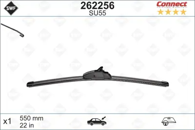 GRAT A5555 Silecek Seti  Audı A6-A6l-S6-Rs6 Saloon Mk3 05>11 550-550mm 22-22 4F1955425F 4F1955426C 4F1998002A 4F1955425E 4F1998002 4F2955426C 423955426 4A0955425A 4A0955427 4B0955425