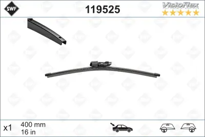 GRAT AR40S Silecek Arka Seat Leon 13>skoda Superb Hb Vw Caddy-Transporter Vı 400mm-16 3T9955425 5JA955425 3J9955425 5E5955425 5J9955425B 5JJ955425 6V6955425 6V9955425 3V9955425 7E0955425C