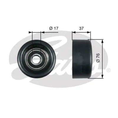 VEKA 49 1918 V Kayış Gergi Rulmanı Metal Burclu 76x37 Ford Transıt (V184) 2.4 Tdcı 2000-2006 YC1E9444AD 1770837 1097574 YC1E9444AE 31180RAAA01 1119954 1333203 1755162 YC1E6A228AF YC1E6A228AG