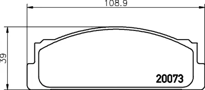 AUTOTECH DB006 175 Ön Balata M131 Dkş-S-Sl-Slx-M124-Serçe 5888573 5951897 99939353 SE022165081A SE127165005A 3980604 4341534 8E021165081A 4236412 3915580