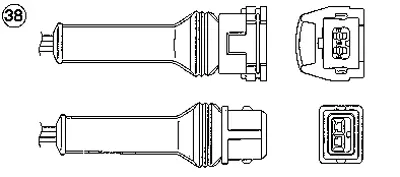 NGK 0218 Oksıjen Sensoru Tempra 1,4ıe 1,6ıe (92 96) Tıpo 1,6ıe 1,8ıe (93 95) Punto 1,2,1,4 93 99 Volvo GM 60562536