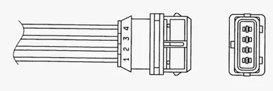 NGK 1785 X Ota4n-5d1 Oksijen Sensörü Volvo S40 2.0t4 97-04 1362mm GM 30611233