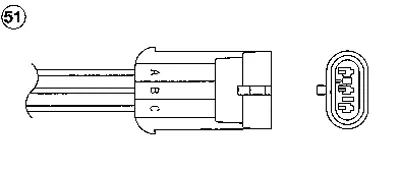 NGK 1921 Oksıjen Sensoru GM 605765300