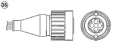 NGK 5707 Oksıjen Sensoru GM 1735680