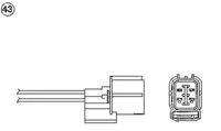 NGK 5714 Oksijen Sensörü Oza660-Ee18 Honda Accord Iv 2.2i 91-93 -Cıvıc V-Vı 1.4i-1.5i-1.6i 93-01 350mm GM 36531PT6A02