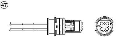 NGK 7760 Oksıjen Sensoru GM A0005407517