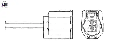 NGK 94192 Lamda Sensoru Mazda Iıı 1,4 / 1,6 03>09 Oza668 Ee27 GM Z60118861B