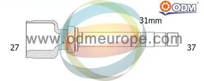 ODM-MULTIPARTS VW 3 5075 Aks Kafası İç Sağ Multivan Mk5 2.0 16v Bitdi T5 2010- At A:37 C:34,5 B:27 H:437 L:90 7E0498104D 7E0498104K