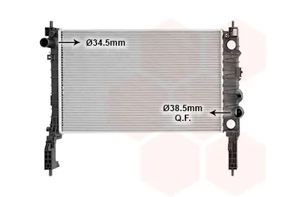 GM 95298556 Radyatör : Sogutma 1300360 95298556