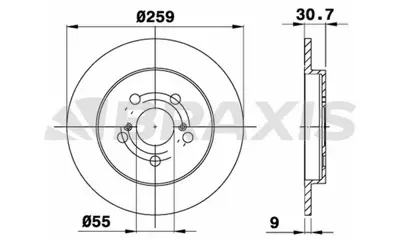 BSG 85-210-033 Fren Dıskı Arka 42431-12310