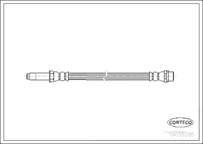 CORTECO 19035285 Fren Hortumu Ön A9064280535