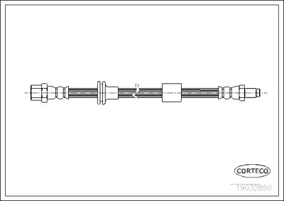 CORTECO 19032850 Fren Hortumu Ön A1404200048
