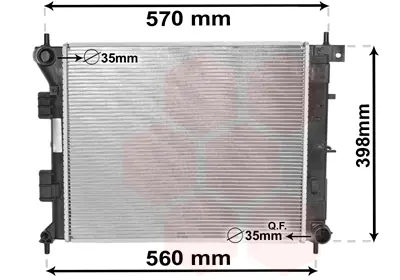 MANDO HC25310A5800 Motor Su Radyatoru Hyundaı I30 Kıa Ceed 1,6 Crdı 6 Ilerı Manuel Vıtes 2012> (Hcc Marka) Yetkılı Serv 25310A5800