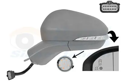 ART M003.3622 Dıs Dıkız Aynası Sol  Elektrıklı Katlanır Isıtmalı Sınyallı Alt Aydınlatmalı Astarlı Mondeo Iv 14> 2004046 1925821 DS7317T675JB DS7317T675JA DS7317E715HCXWAA DS7317E715HBXWAA DS7317E715HAXWAA DS7317D743EAJAHC 5324098 5323953