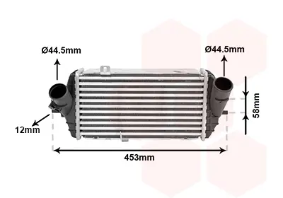 KALE 350785 Intercooler Hyundaı I20 1.4 Crdı 2013->  Blue I30 Ceed Rıo 2014-> 282712A640 282712A650