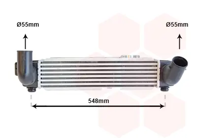 KALE 350935 Intercooler Hyundaı Starex Crdı Kıa Sorento 2003-> 281904A160 281664A160 96215