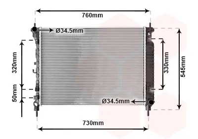 KALE 354955 Motor Su Radyatoru M.T Captıva Antara 4818254 4819583 4819739 95192590 95192591 20982434 4818253 20982435 42400244 37002432