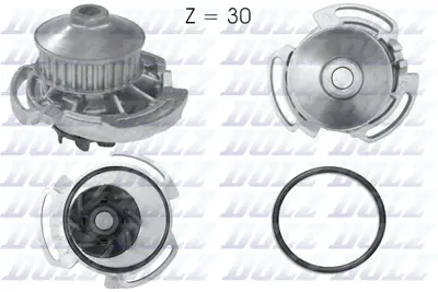 DOLZ A164 Devirdaim Su Pompası Golf Iı Iıı 85>97 Jetta 84>91 Polo 85>94 Cordoba Ibıza 93>02 Aee Aea Abu Anw 30121005LX