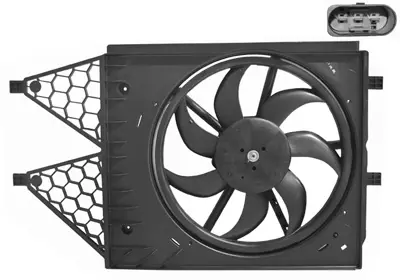 HIMPEKS 6R0959455D Fan Motoru 250w 392mm Ameo 17> Polo 10> A1 11>18 Ibıza 13>17 Toledo 13> Fabıa 11> Rapıd 13> 6R0959455D 6R0121207Q 6R0959455 6R0121207K 6RF121207B