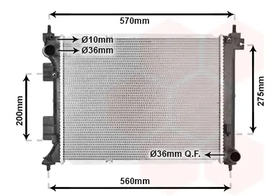 ORIS BHY913026 Motor Su Radyatoru I20 1.0 T-Gdı 15> 25310C8400