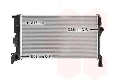 ORIS BVO050026 Motor Su Radyatoru Volvo Xc90 Iı (256) 2.0 D5-D4 -T5-T6 -T8 Awd  18> 31338288 32224828