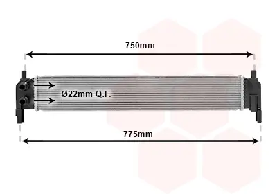 ORIS IVW215032 Turbo Radyatoru Golf Vıı 12> Touran 15> Audı A3 12> Q2 16> Leon 12> Octavıa Iıı 12> Yetı 15>17 5Q0121251EL 5Q0121251EH