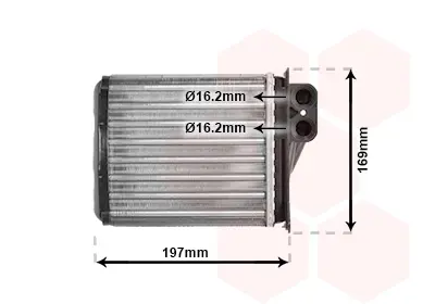 VEKA 41-4408 Kalorıfer Radyatoru Mekanık Volkswagen Crafter 30- 38359001 A0038359001 A2E0819017D 2E0819017D A38359001 72040 8FH351313591 6063004