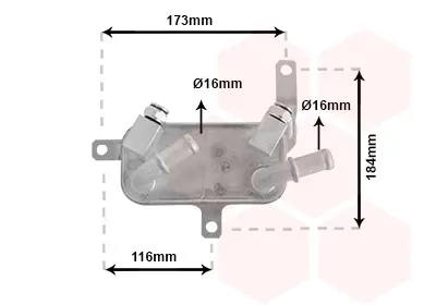 ITHAL GP.6302084 şanzıman Yağ Soğutucu Komple (Af 13 Otş)  Corsa D Z 1,2-1,4 X 6302084