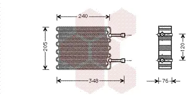 KALE 350015 Evaporator XS6H19850AA YS6H19850AA 1127525 1130005 1134037 96FW19850AB 96FW19850AC 96FW19850BA XS6H19850BA 1E0061J10C