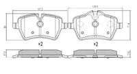 FREMAX FBP-1707 Fren Balatası On Mını Cooper R56 R59 R60 Gdb1712 34119808705