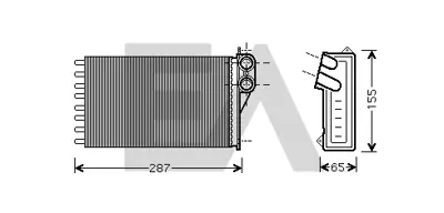 PSA 6448.K9 Heater 6448K9 6033013 71154 71999