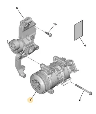 GM 9823097580 Compresseur Ne 9823097580