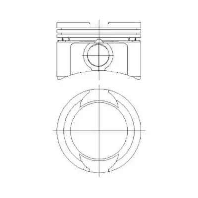 YENMAK 31 04285 040 Motor Piston Segman Palıo-Punto 1.2 8v 97 0.40 5893652