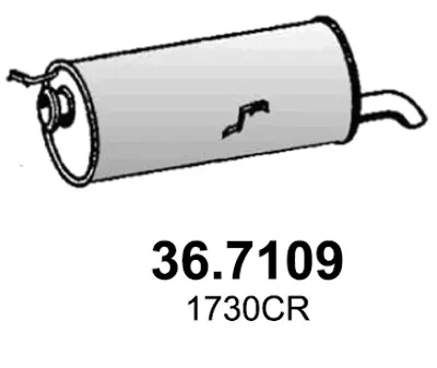 PSA 1730.CR Arka Egsoz Susturucu  1730CR