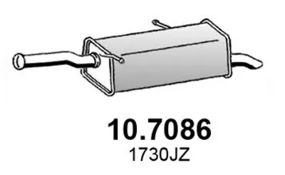 PSA 1717.JZ Egz Ara Borusu  1730JZ