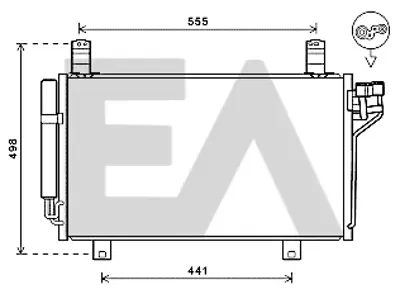 PSA 9403.26 Wg Mudflap Set KF0361480A KF0361480B