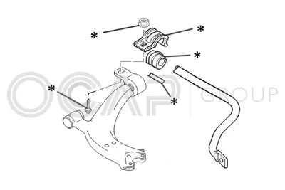 PSA 5096.19 Vir.Dem.Lastik Alt Takozu 6939E1