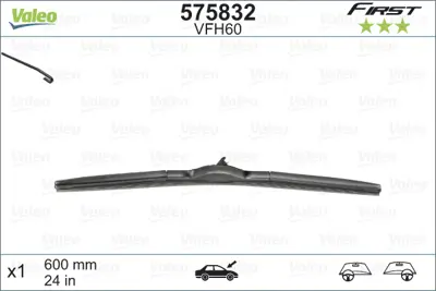 PSA 6423.L6 Set Flat Blades  1623234080 1733614 288902829R 288955X10B 6423L6 7H0998003 8522252180 96830172 98350C8100 98350C8900 K68103978AA