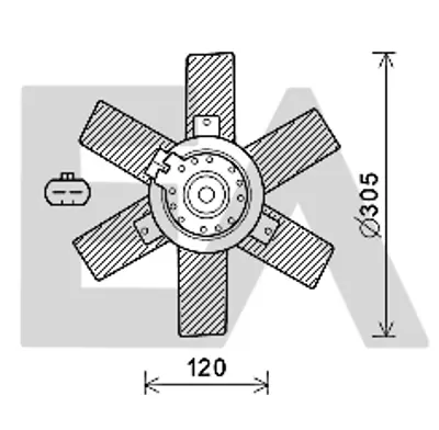 PSA 1253.C1 Fan Motoru  1328088080 5082005