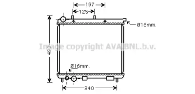 PSA 1330.C1 Radıator New 1331TT