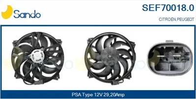 PSA 1253.V0 Fan Motoru  1253V0