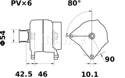 PSA 5705.2A Alternatör  5705FW 9621791680