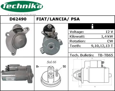 PSA 5802.AK Yn Marş Motoru  3110065DB0 5802FJ 9625382580 M1T80381