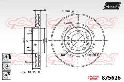 PSA 4246.N8 Disk Ayna  96099616 E169006