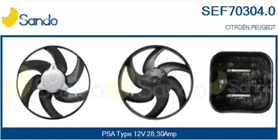 PSA 1253.R6 Fan Motoru  1253R6