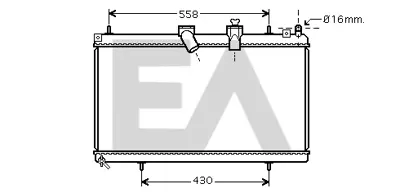 PSA 1330.Q9 Ne Radyatör  9654674480