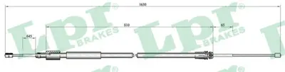 PSA 4746.15 Handbrake Cable 474615